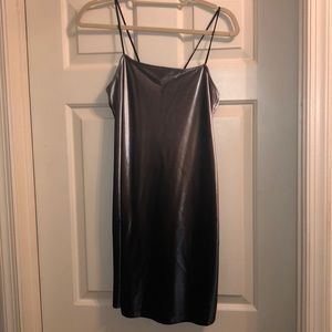 Large velvet ombré slip dress